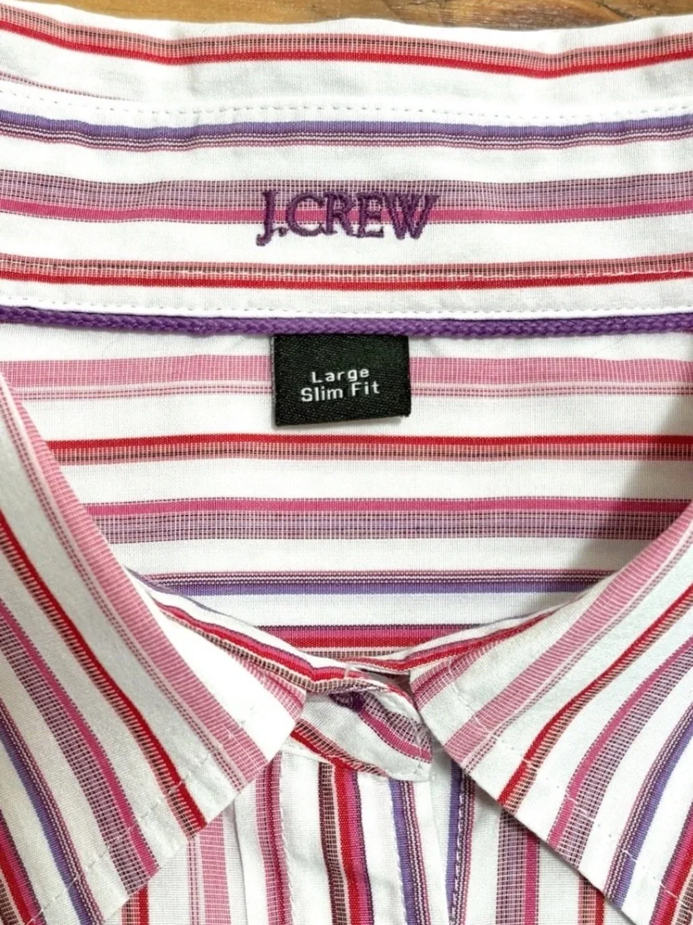 Vintage J.CREW Button Down Striped Shirt